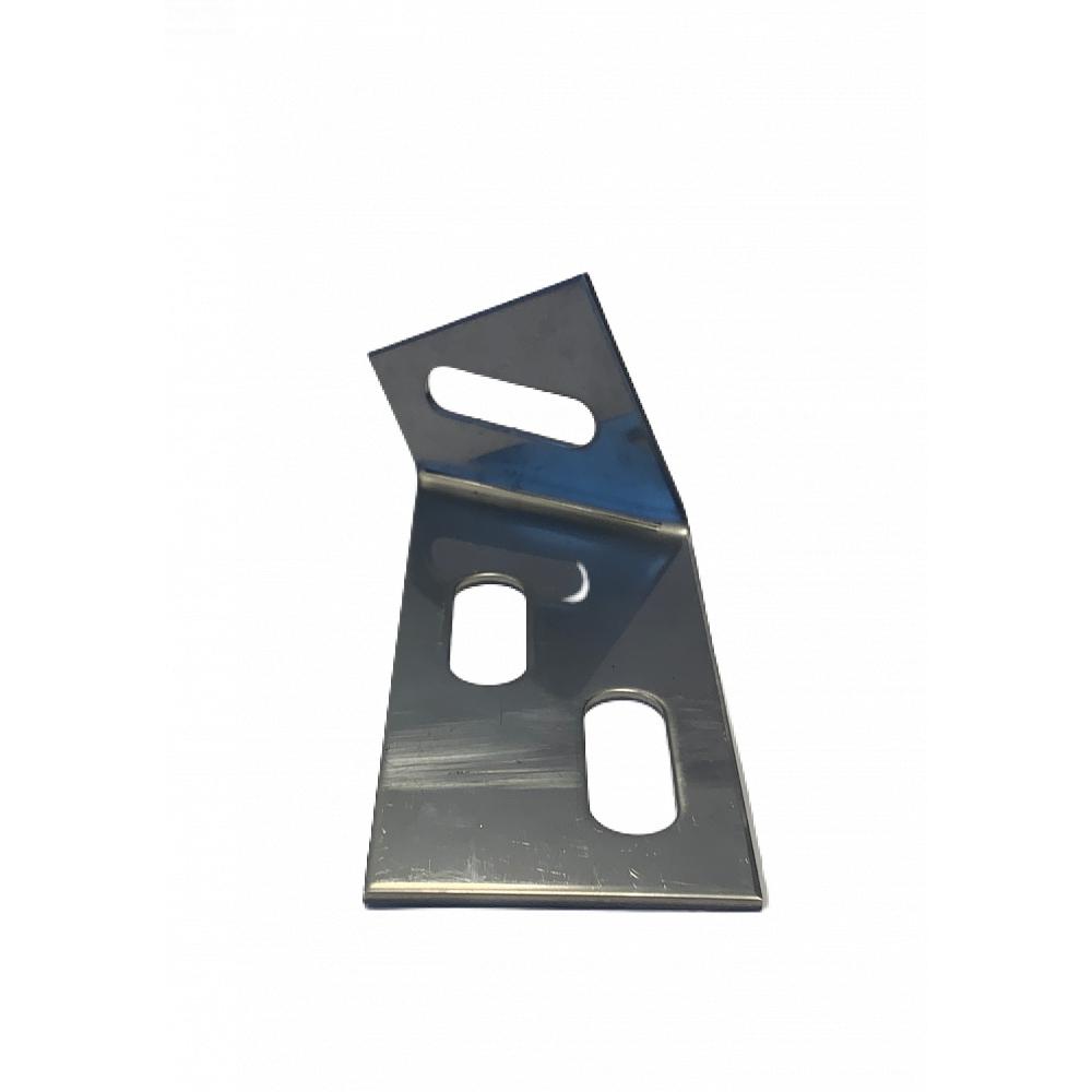 Stainless steel mounting bracket for fattening pig feed troughs Mounting bracket for stainless steel pig feeders