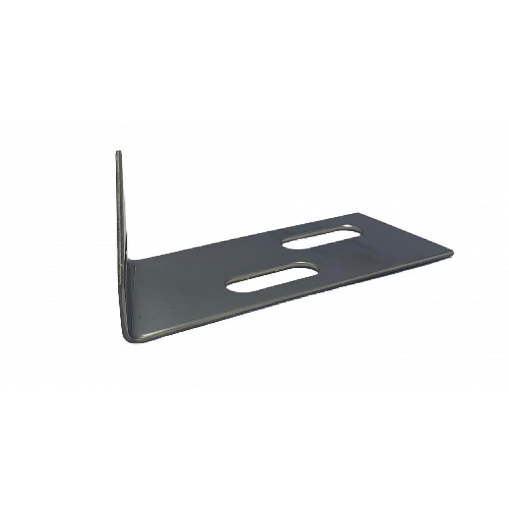 Left-hand mounting bracket for pig feeders Pig feed trough mounting bracket, left-hand model